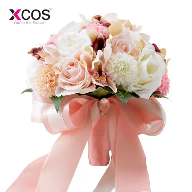 Xcos Silk Wedding Bouquet Wedding Flowers Keepsake Bouquet Bridal