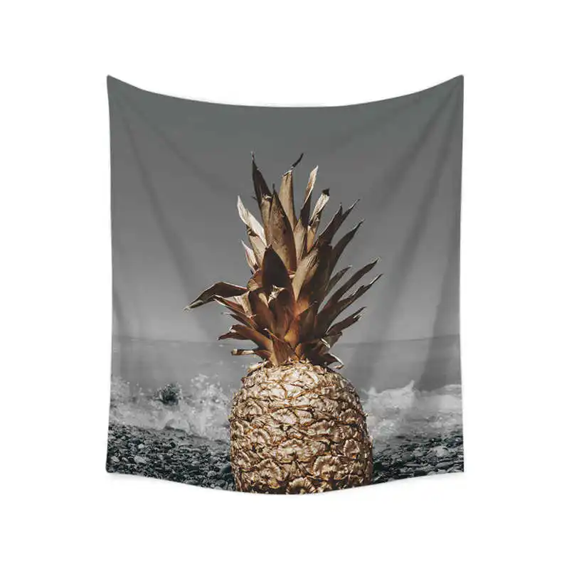 С изображением ананаса настенный гобелен домашняя дверь гостиная Покрывало Скатерть пляжное полотенце Йога коврик для пикника - Цвет: 1