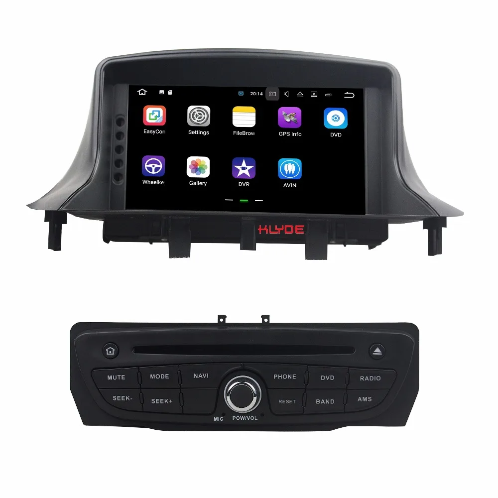 

KLYDE 1 Din 7" Separate Android 7.1 Car Multimedia Player For Renault Megane III Fluence 2009-2016 Car Radio Stereo DVD Audio