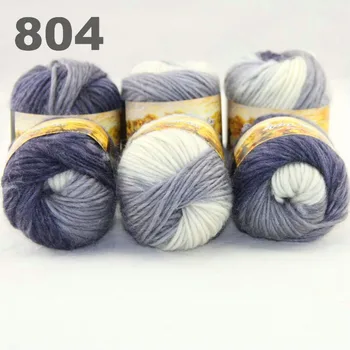 

6x50gr Skeins NEW Chunky Hand Coarse Knitting Scores wool yarn 804