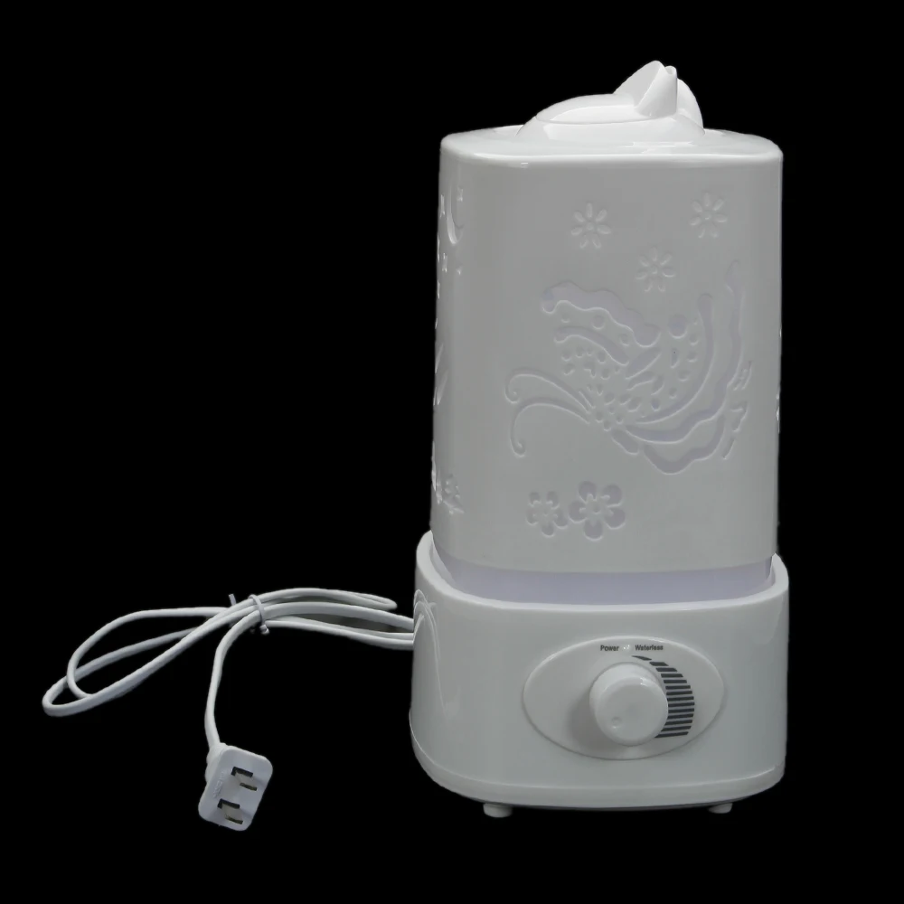 110V 1.5L Diffuser Supersonic Wave Mini Night Light Humidifier Fragrance Diffuser Cool Mist for home office 28W US plug