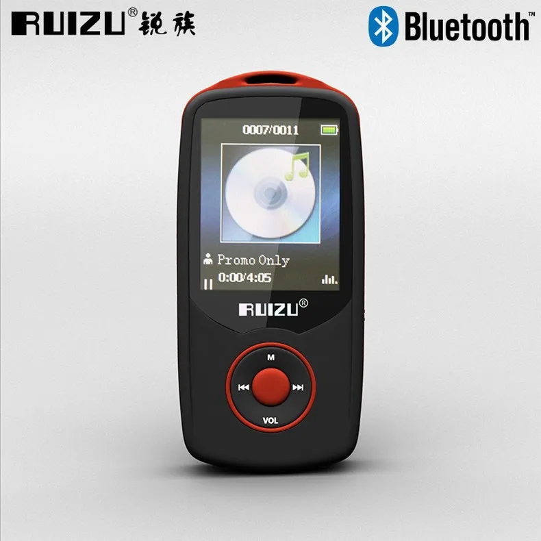 RUIZU X06 Bluetooth MP4 плеер 4 ГБ Высокое качество без потерь Музыкальный плеер с экраном 1,8 дюйма Поддержка FM рекордер X06 MP4