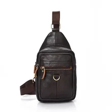 Chu JJ Лидер продаж, мужские сумки из натуральной кожи, винтажные мужские нагрудные сумки из коровьей кожи, нагрудная сумка для путешествий