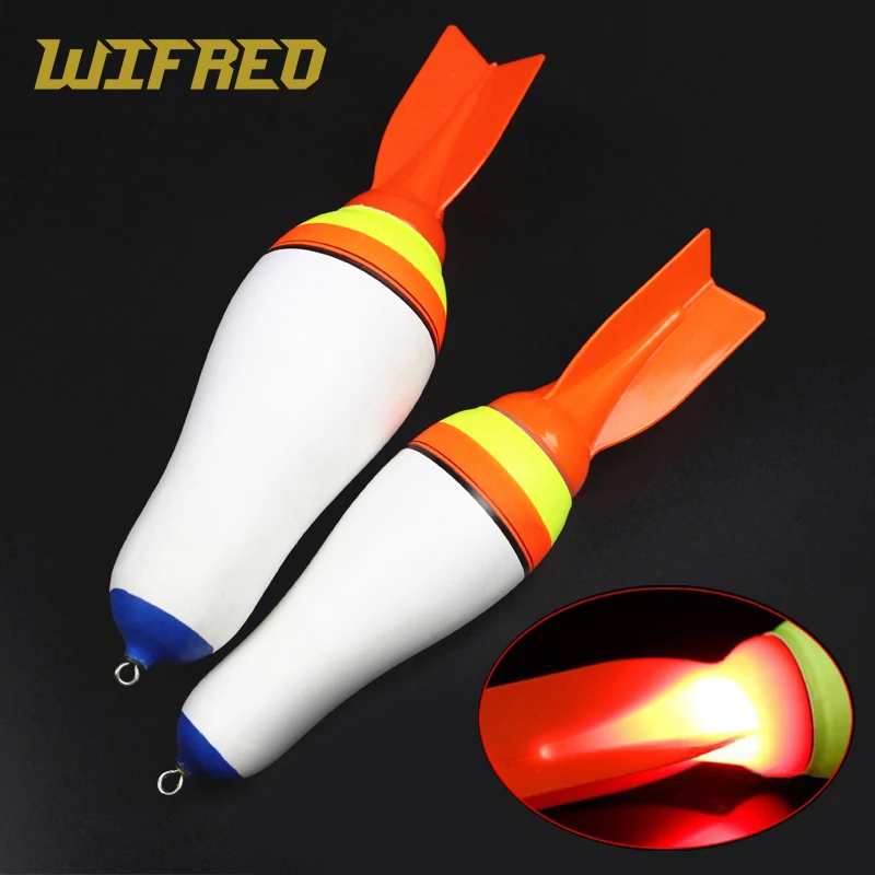 

4PCS High Quality Streamline Wind Wave Proof Long Casting EVA Bobbers Electronic Fishing Floats Night Fishing Float Saltwater