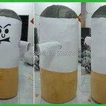 Не курить сигаретный дым Маскоты костюм электронные сигареты сутенер палку сжечь гроб ногтей фильтр Маскоты te костюм sw1208