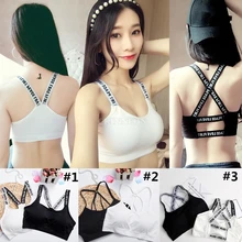 200 шт./лот, спортивный бюстгальтер для бега, жилет для йоги, упражнений, ударопрочный спортивный бюстгальтер, дышащее нижнее белье для фитнеса, без косточек, бюстгальтеры пуш-ап