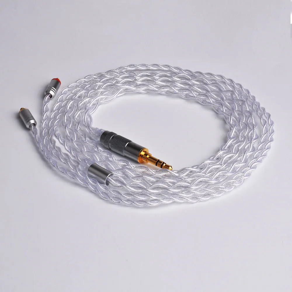 4 акции MMCX кабель для Shure SE215 SE535 0 78 мм 2 pin KZ ZS10 Знч ZAR sony 3 5 Баланс Сменные