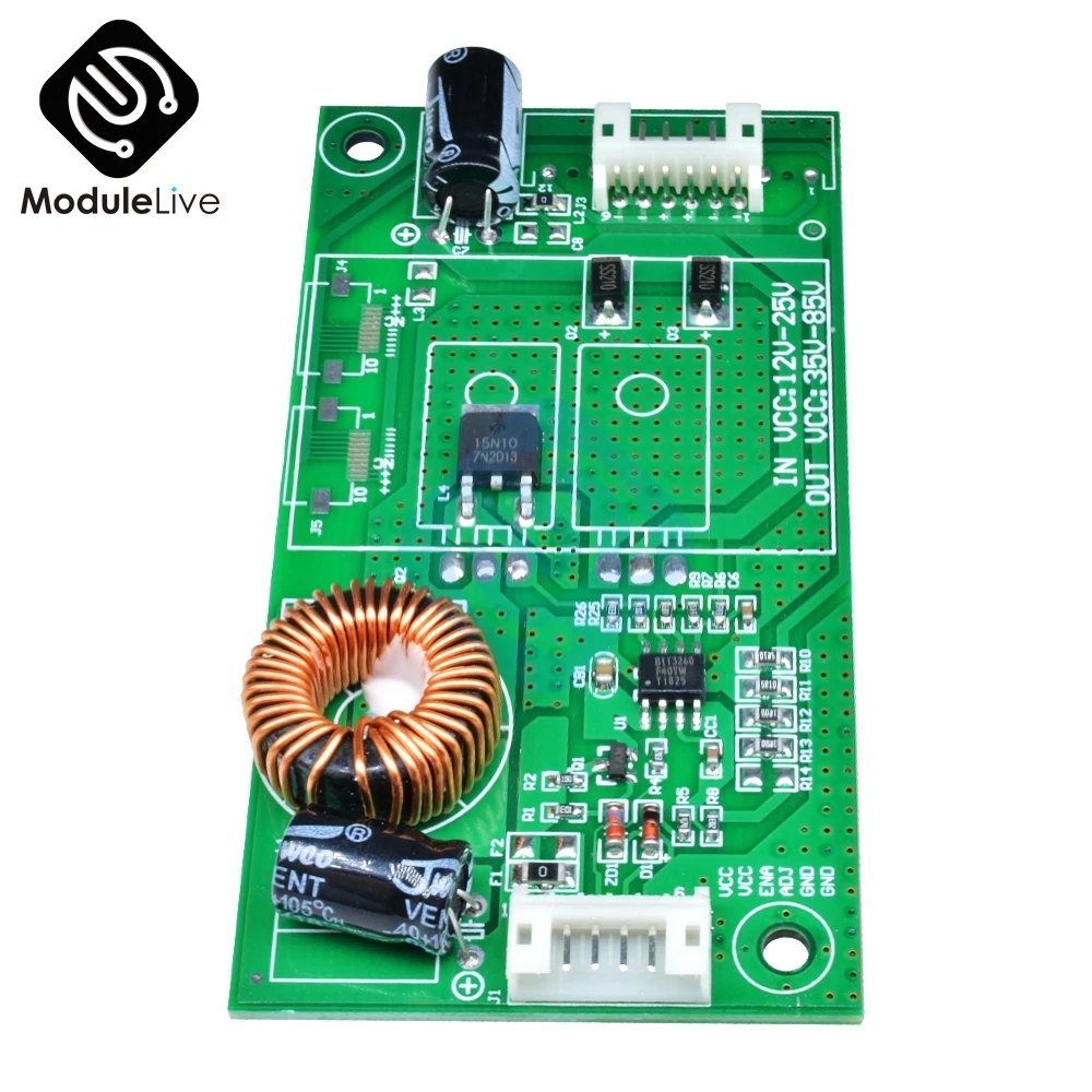 14-37 дюймов светодиодный lcd Универсальный ТВ ПОДСВЕТКА постоянный ток плата драйвер повышающий Повышающий Модуль 10,8-24 В до 15-80 в