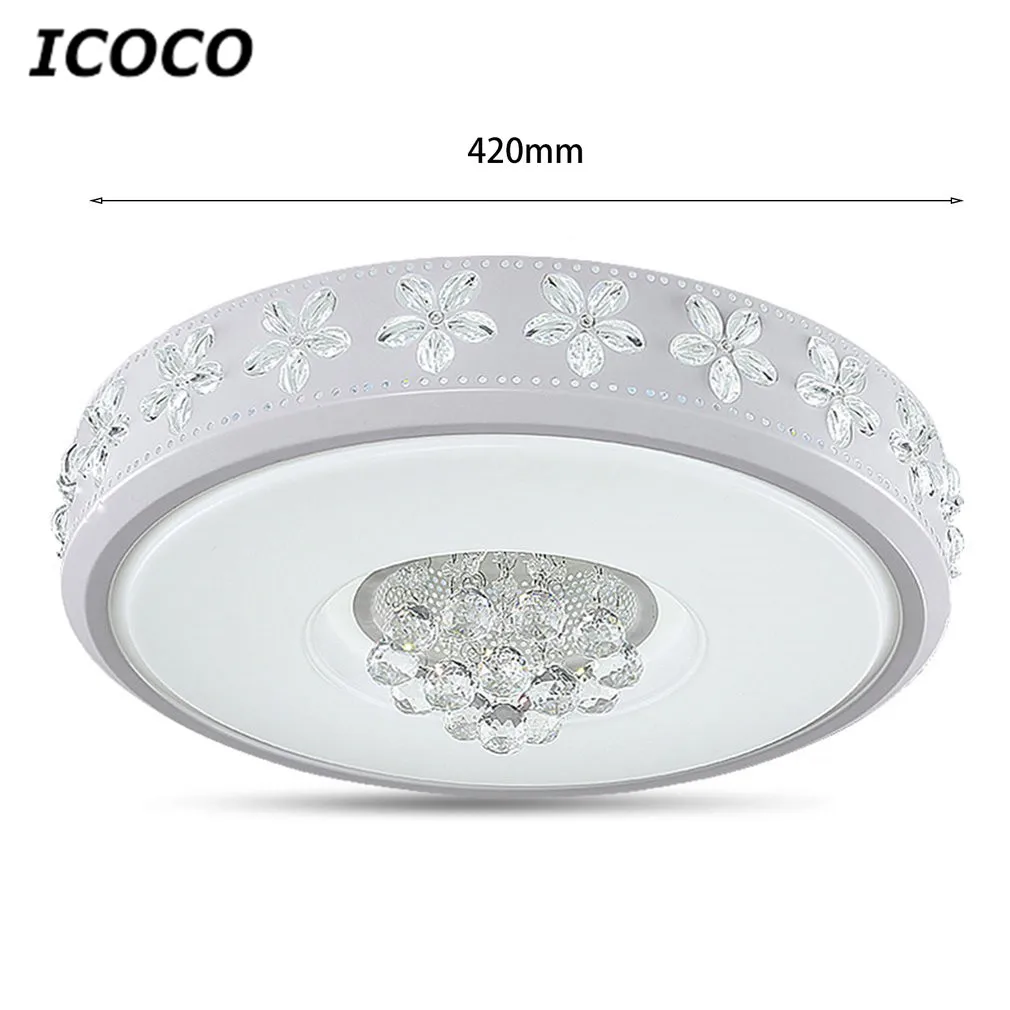 

LED Ceiling Lamp Super Bright Acrylic Cherry Blossom Downlight Round Shape Crystal Pendant Home Decoration Lamps 2017 New