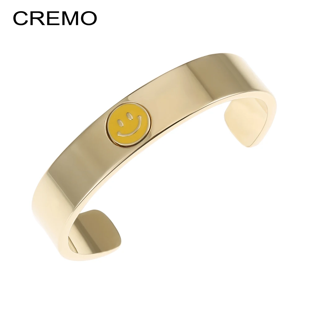 

Cremo Mood Bangles Magnetic Jigs Stainless Steel Bangles Gold Jewelry Replaceabl Enamel Arm Hand Cuffs Bracelets Metal Pulseras