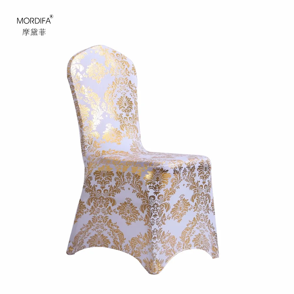 Flower Chair Covers Dining Room Fabric Polyester Spandex Wedding