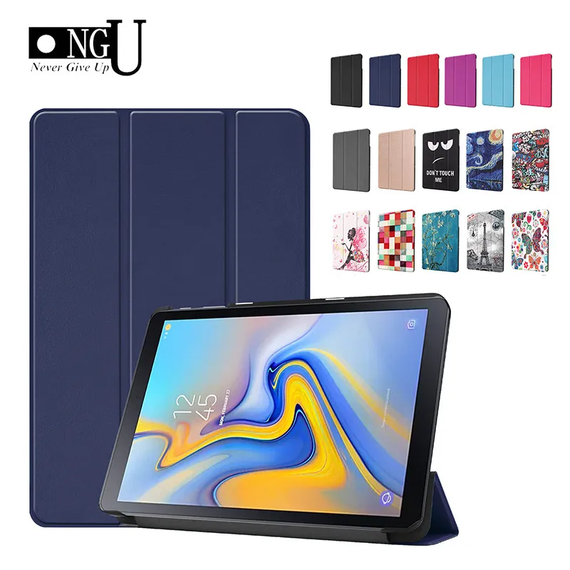 Чехол для samsung Galaxy Tab Advanced 2 10 ''SM-T583 Tablet 10", откидной Чехол из искусственной кожи, защитный чехол-подставка для samsung T583