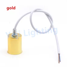 Золото E27 Ретро Винтаж керамическая лампа держатель потолочный светильник в виде роз чашка для настенный светильник люстра гирлянда