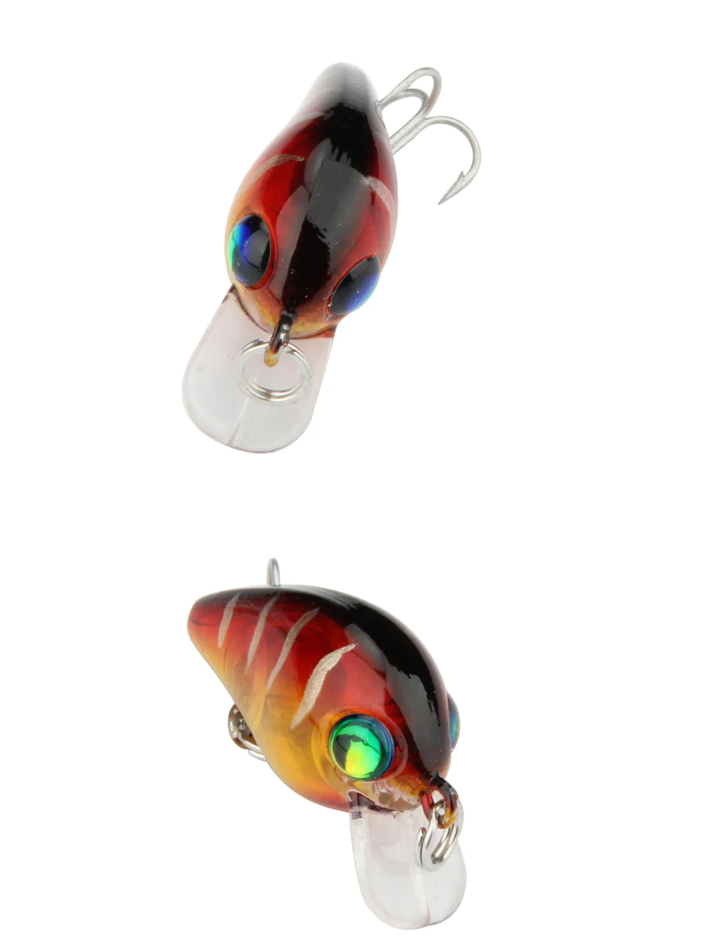 High Quality ABS Plactic Lure 1pc 3cm 1.5g Crankbait Fishing Lure Minnow Floating Isca Crankbait VMC Hook Fishing Tackle  (16)