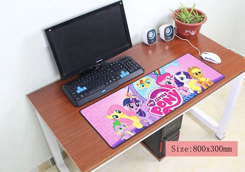 My little pony коврик для мыши 800x300 мм коврик для мыши для компьютера мышь Notbook коврик для компьютерной мыши подарок игровой padmouse геймер к