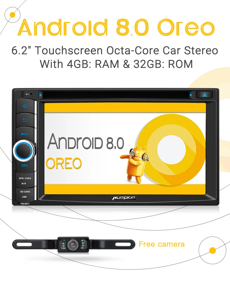 Perfect Pumpkin 2 Din 6.2