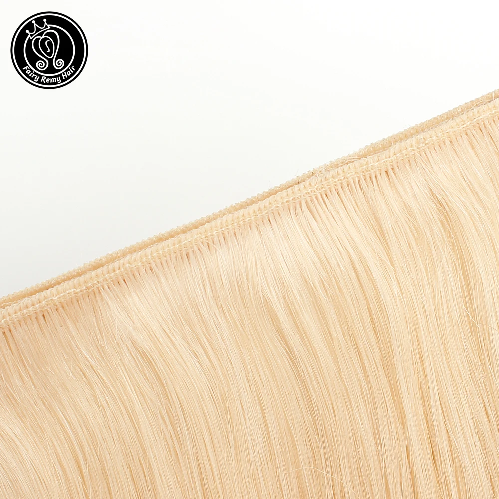 Fairy Remy Hair 22 pulgadas Real europeo pelo humano recto paquetes 100 g/pc trama Color marrón oscuro cabello humano Remy teje