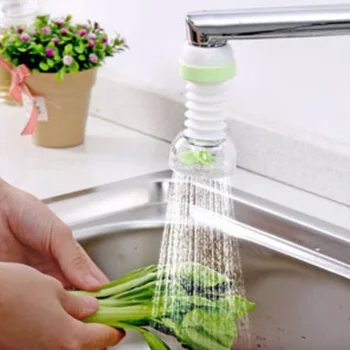 

Kitchen Faucets Shower Head Splash Shower Tap Water Spray Water Saver 360 Degree Rotary Water Shower