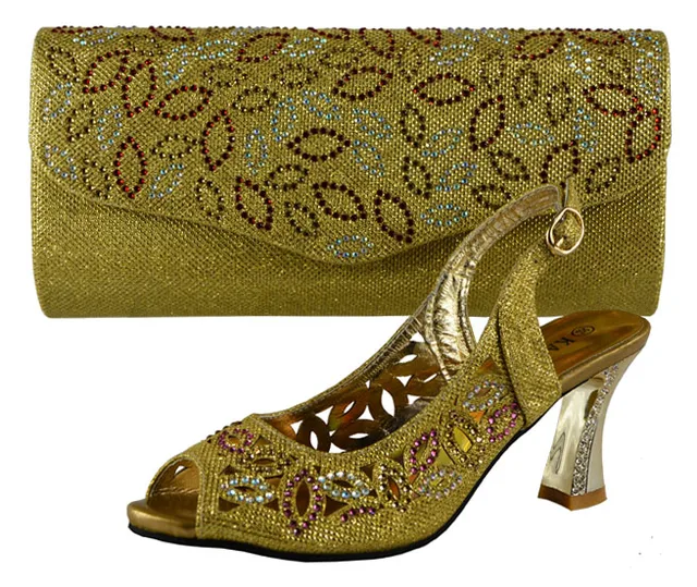 2016 Latest Italian Shoes With Matching Bags Women Gold Color 2016 Latest Italian Shoes With Matching Bags Women Gold Color Nigeria Wedding And Bag To