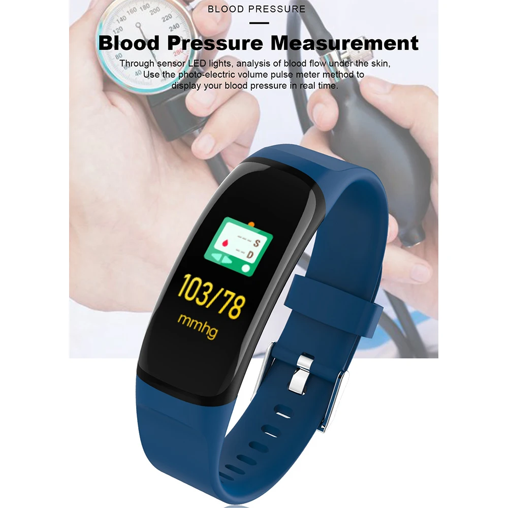 ZUCOOR умный Браслет Шагомер Пульс монитор Фитнес электроники Камера Smartband Rastreador ZB58