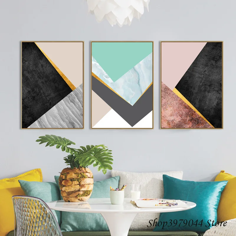 

Deco Maison Posters And Prints Cuadros Decoracion Hogar Moderno Colourful Abstract Painting Living Room Decoration Unframed