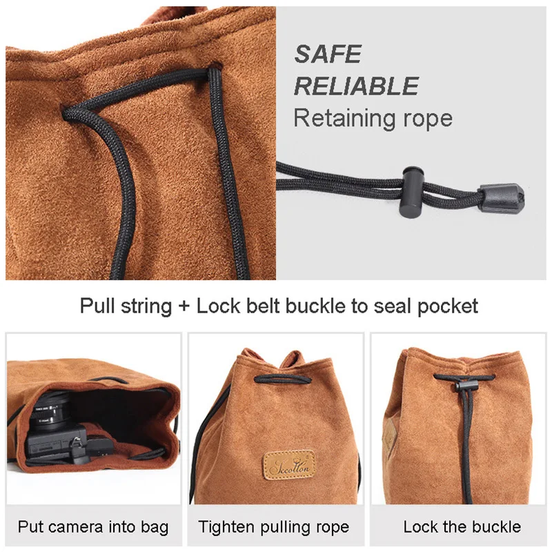 Multi-spec Camera Lens Pouch Bag Camera Storage Bag Cloth Drawstring DSLR Camera Cases Bag for Canon Nikon Sony Pentax FUJIFILM Multi-spec Camera Lens Pouch Bag Camera Storage Bag Cloth Drawstring DSLR Camera Cases Bag for Canon Nikon Sony Pentax FUJIFILM