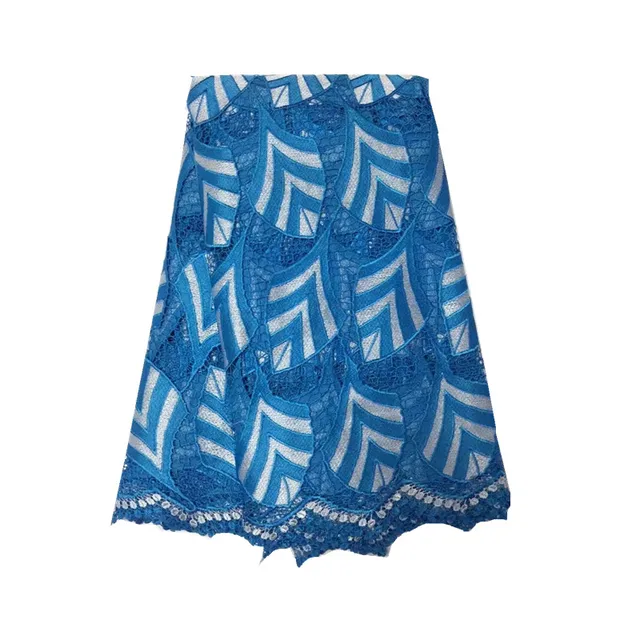 Latest african cord lace fabric Guipire Lace high quality