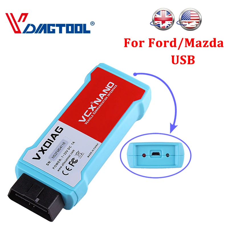 

Original VXDIAG VCX NANO for Mazda for VW 5054 USB WIFI 2 in 1 IDS V112 Auto Diagnostic Tool Scanner for mazda OBD2 Car tool