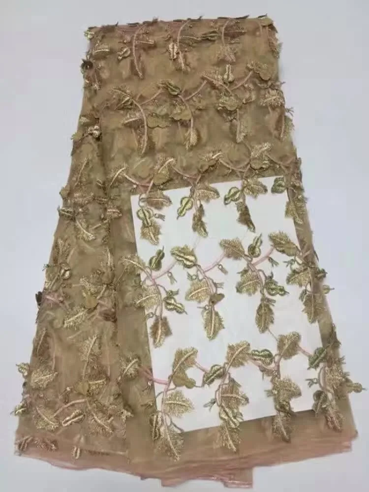 

copper Red Color African Lace fabric 2017 New Arrival African Cord Lace For Wedding Dresses Guipure Lace Fabrics High Quality D4