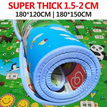 Buy chilldren toy Baby Toy Crawling Play Mat 180*120*2CM Various sizes Two Sided Infant Climb Pad 2cm thick ,Play+Learning+Safety Free Shipping
