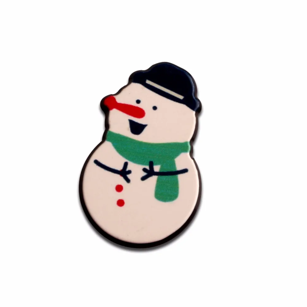 

LF 20Pc Acrylic Christmas Snowman Decoration Craft Flatback Cabochon Embellishments For Scrapbooking Kawaii Cute Diy Accessories