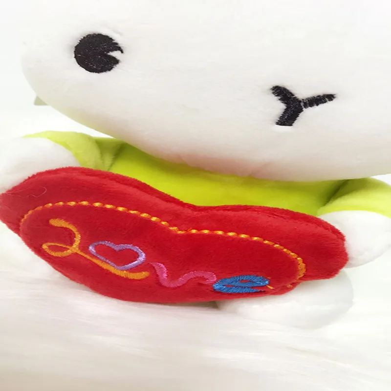 Кролик Банни мягкая juquetes мягкие животные мультфильм кукла красное сердце