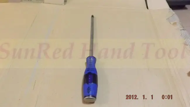 Формовочная пластиковая ручка 8*200 мм шестигранный хвостовик поперечные отвертки высокого качества ручные инструменты № 20953