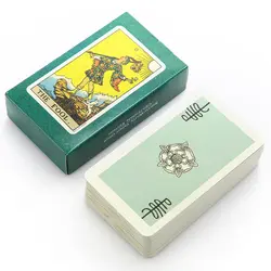 Горячая продажа Полный английский лучистый наездник ждать Таро карты завод сделал Смита колода карт Таро карточки для настольных игр 78