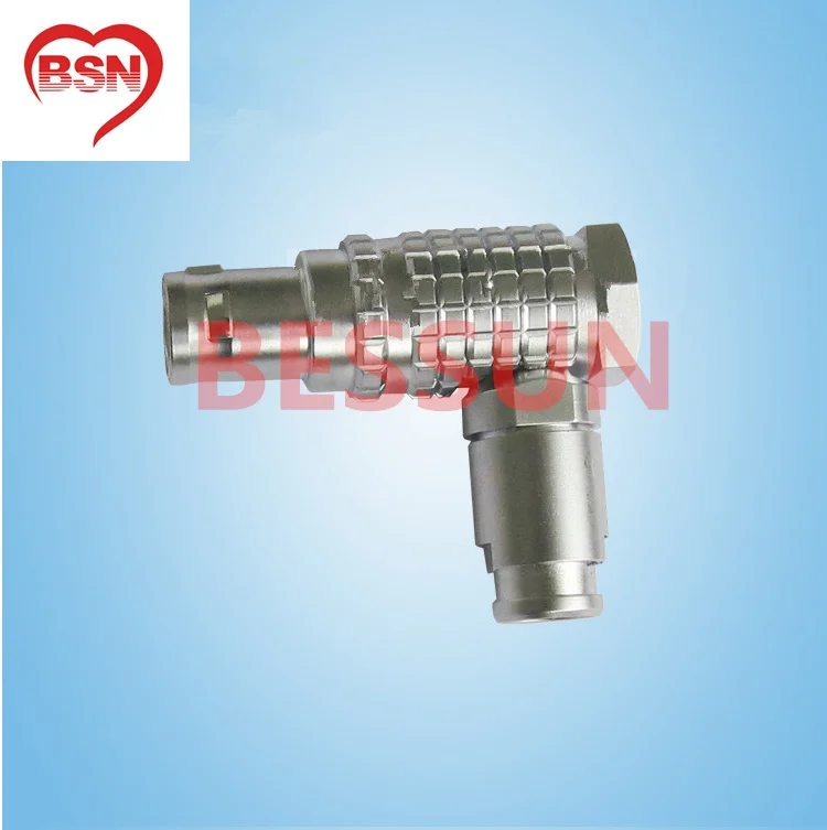 

Lemo 0B 4pin connector plug , FHG.0B.304.CLAD, 90 degree elbow plug,plugMedical connector plug 4 pin