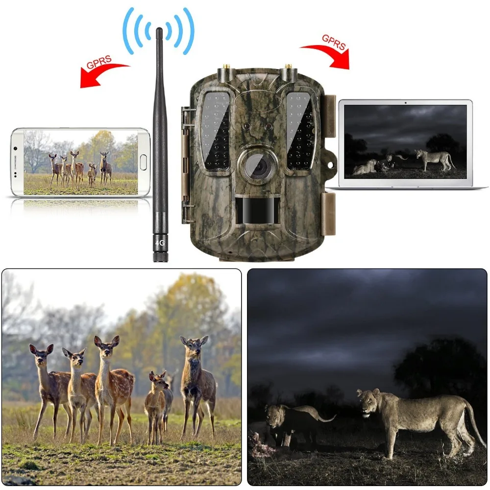 4G Hunting Camera Photo Traps GPS Hunting Camera LTE Scouting Infrared