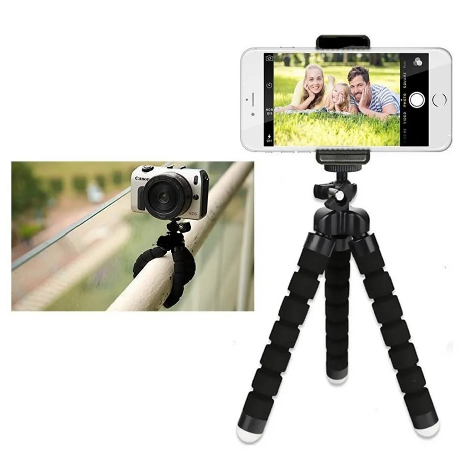 

Mini Flexible Sponge Octopus Tripod Gorillapod for Smartphone Tripod Octopus Stand Holder For Gopro7 6 For Xiaomi yi 4K Cameras