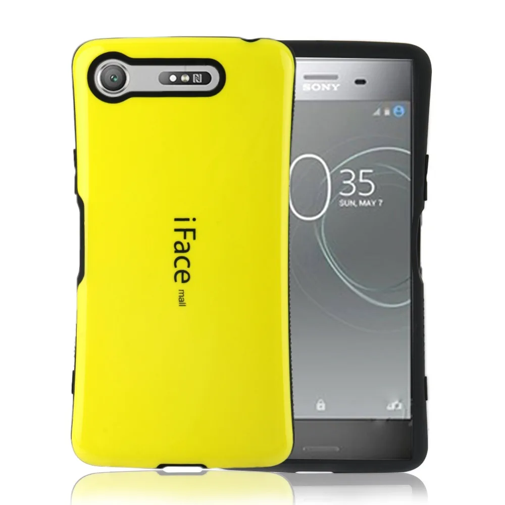 Компактный чехол iFace Mall для Xperia XZ1 гибридный сверхпрочный противоударный Жесткий