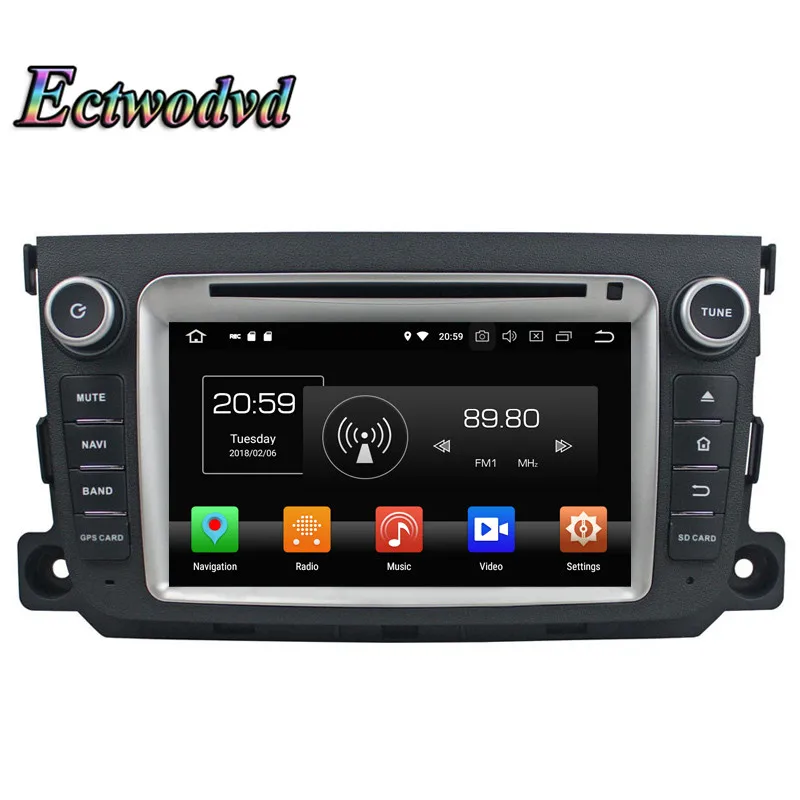 Top Ectwodvd Octa Core 4G RAM 64G ROM Android 9.0 Car Multimedia DVD Player GPS HeadUnit For Benz Smart 2011-2012 0 Top Ectwodvd Octa Core 4G RAM 64G ROM Android 9.0 Car Multimedia DVD Player GPS HeadUnit For Benz Smart 2011-2012 0