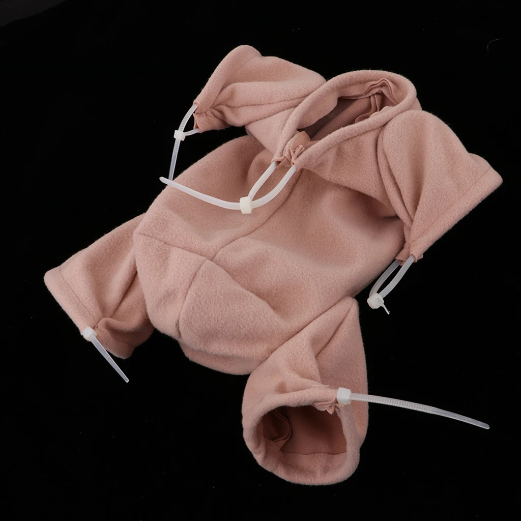 Unpainted Silicone 18inch Reborn Doll Kits Head Full Limb Mold & Suede Cloth Body & Mohair Straight Hair DIY Making