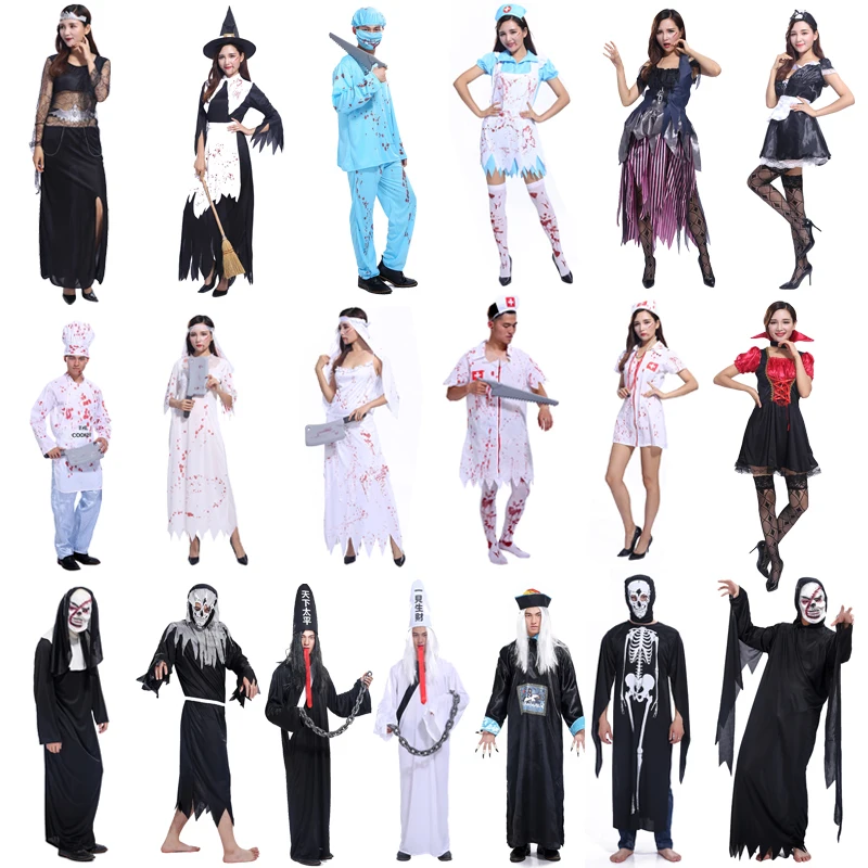 

2016 Hot Cosplay Halloween Halloween party dance performances crazy bloody horror ghost pirate ghost clothes witch dress costume