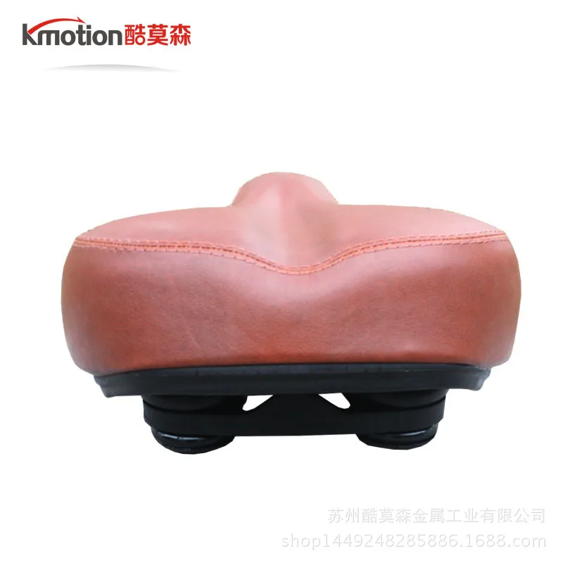 Cycling Seat PU Leather Anti-skid MTB Mountain Bike Cushion Soft Cover Wide Bicycle Saddle Mat Parts | Спорт и развлечения