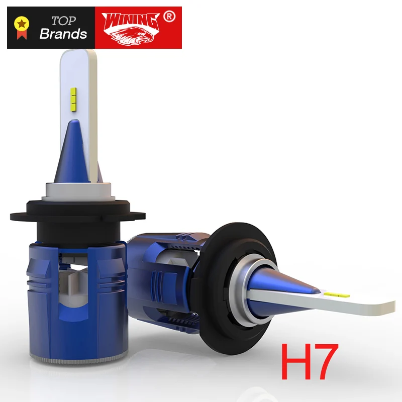 

WINING H7 Car LED Headlights H4 Hi/lo H8 H11 9006 9005 HB3 HB4 H1 H13 880 881 High Power Canbus White 6000K Bulbs Replace Lamp