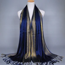 15 видов цветов Мусульманский Хиджаб Женский хиджаб подхиджабник ниндзя головка исламский платок дамская шляпа без полей Кепки шарф 180 см Длина хлопковый шарф с кисточкой