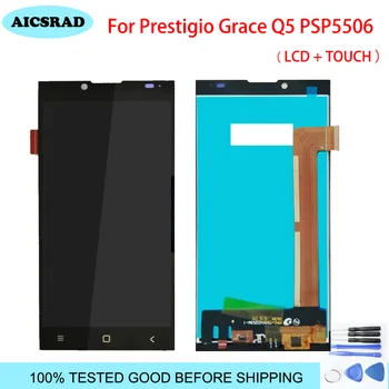 

For Prestigio Grace Q5 PSP5506duo psp5506 psp 5506 duo LCD Display And Touch Screen assembly Replacement +Tools