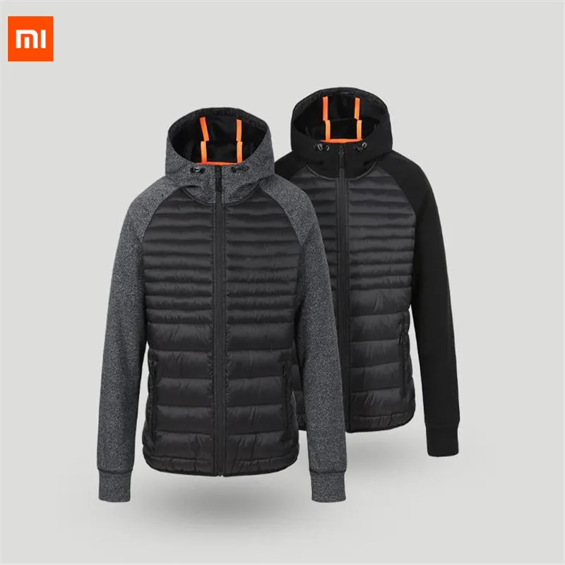 

Xiaomi Uleemark Men cotton-padded clothes Sports series Winter Autumn outdoor Spliced sportswear Camping Male Jacket Coat D5 20