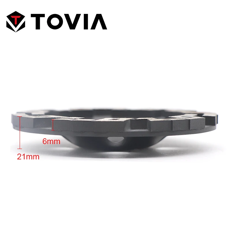 Beste TOVIA 125mm Diamant Slijpschijf Polijsten Steen Slijpen Wielen Voor Haakse Slijper Steen Graniet Marmer Polish Disc