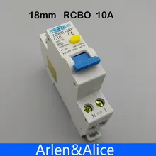 TOB3L-32F 18 ММ RCBO 10A 1 P+ N 6КА Остаточный ток выключателя с по сравнению с нынешним и предохранения от Утечки дифференциальный автомат, диф автомат, дифавтомат, УЗО