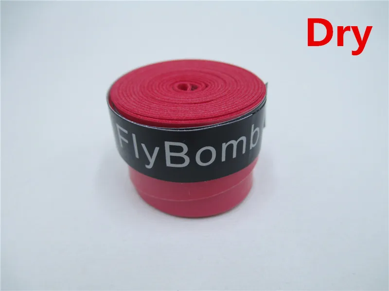 FlyBomb сухая ракетка для бадминтона овергрипы противоскользящие впитывающие пот обертывания краны теннисные ручки ракетка овергрип Sweatband L415OLF - Цвет: Red