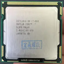 Intel processador core i7 880 i7 880, processador lga1156 desktop cpu 100% funcionando corretamente